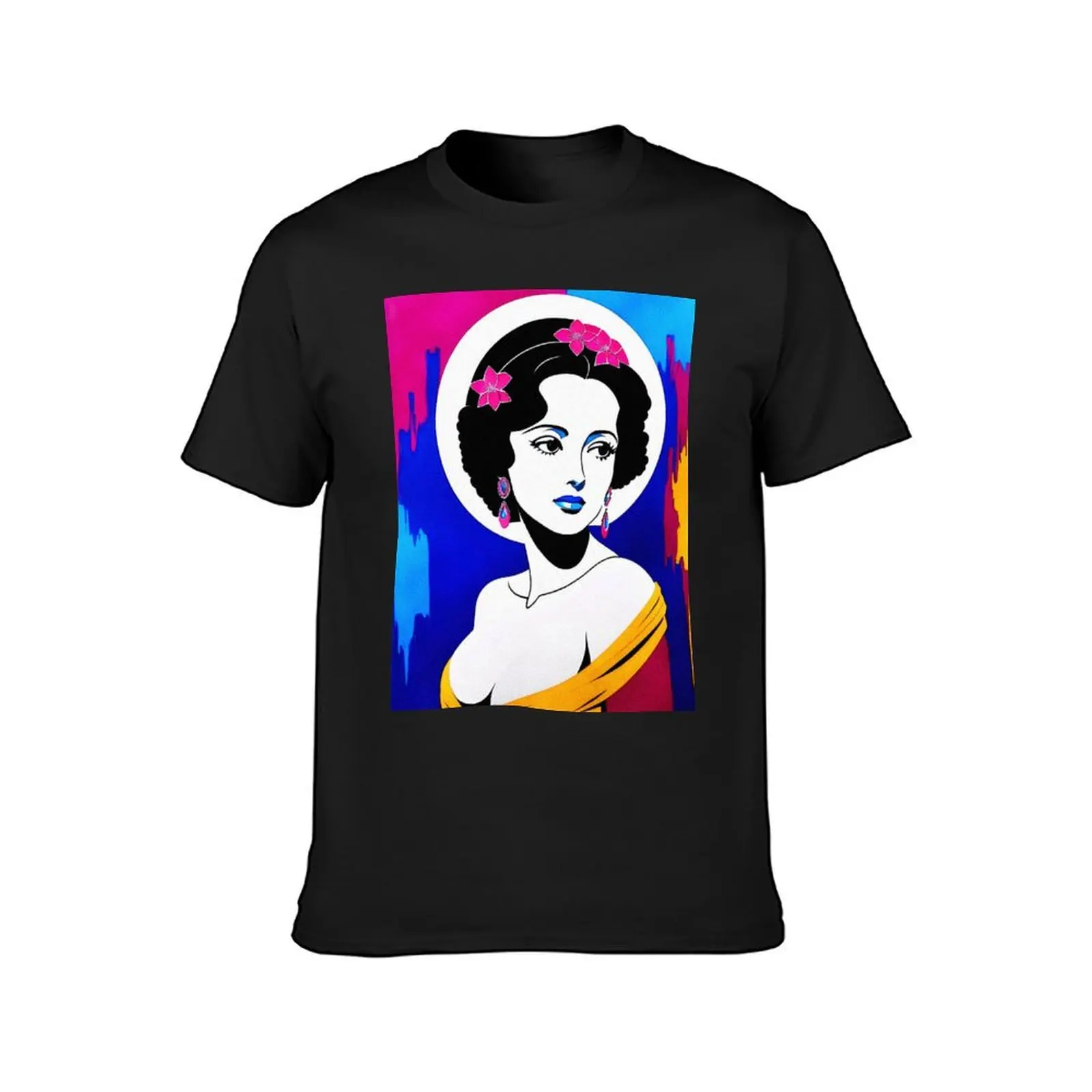 Merle Oberon, Actress T-Shirt anime clothes tops oversizeds heavy weight t shirts for men