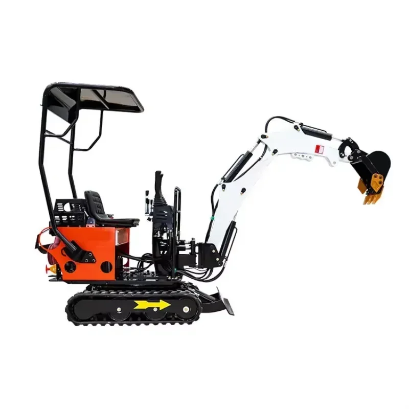 3.5 Ton Mini Wheel Hydraulic Excavator  New  Crawler Tractor 12HP Energy Saving Multifunctional Free Attachments