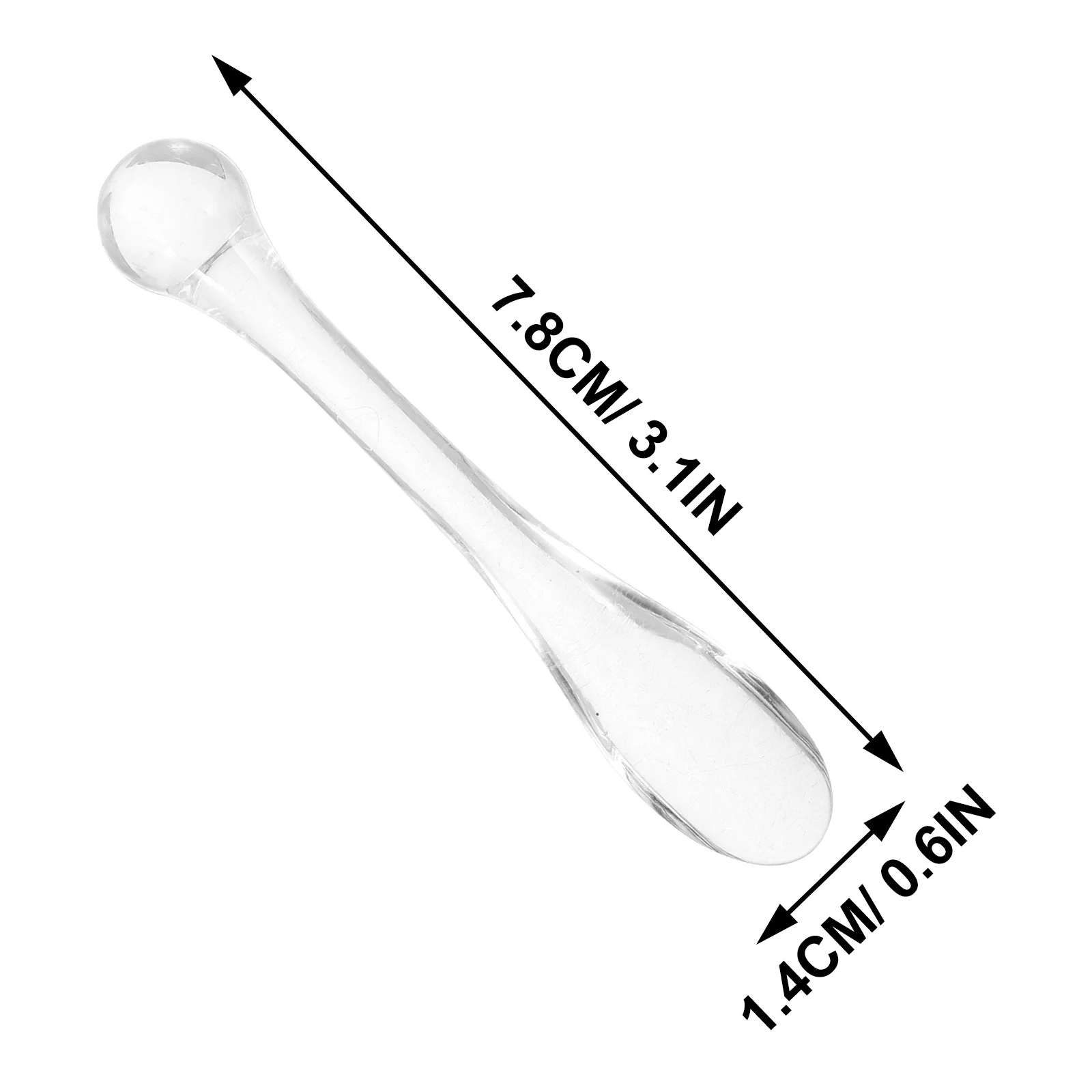 50 pezzi spatole per trucco riutilizzabili cucchiaio per la cura della pelle applicatore per crema per il viso spatola per trucco adatta ai viaggi spatola