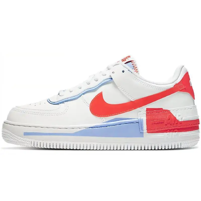 Nike Nike Air Force 1 Low Shadow Summit White Team Orange Women's Sneakers shoes CQ9503-100