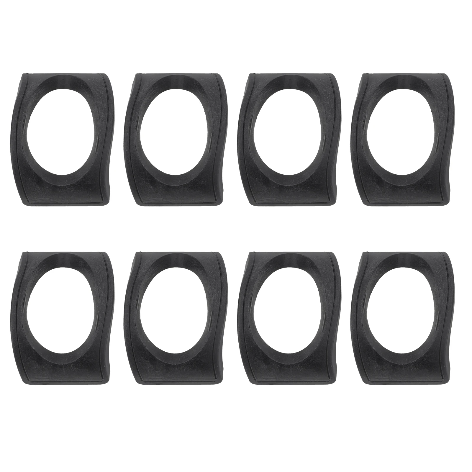 

8 Pcs Ocarina Base Bracket Durable Resin Stand Musical Instrument Holder 6 hole Groove Design Anti slip Stable Portable