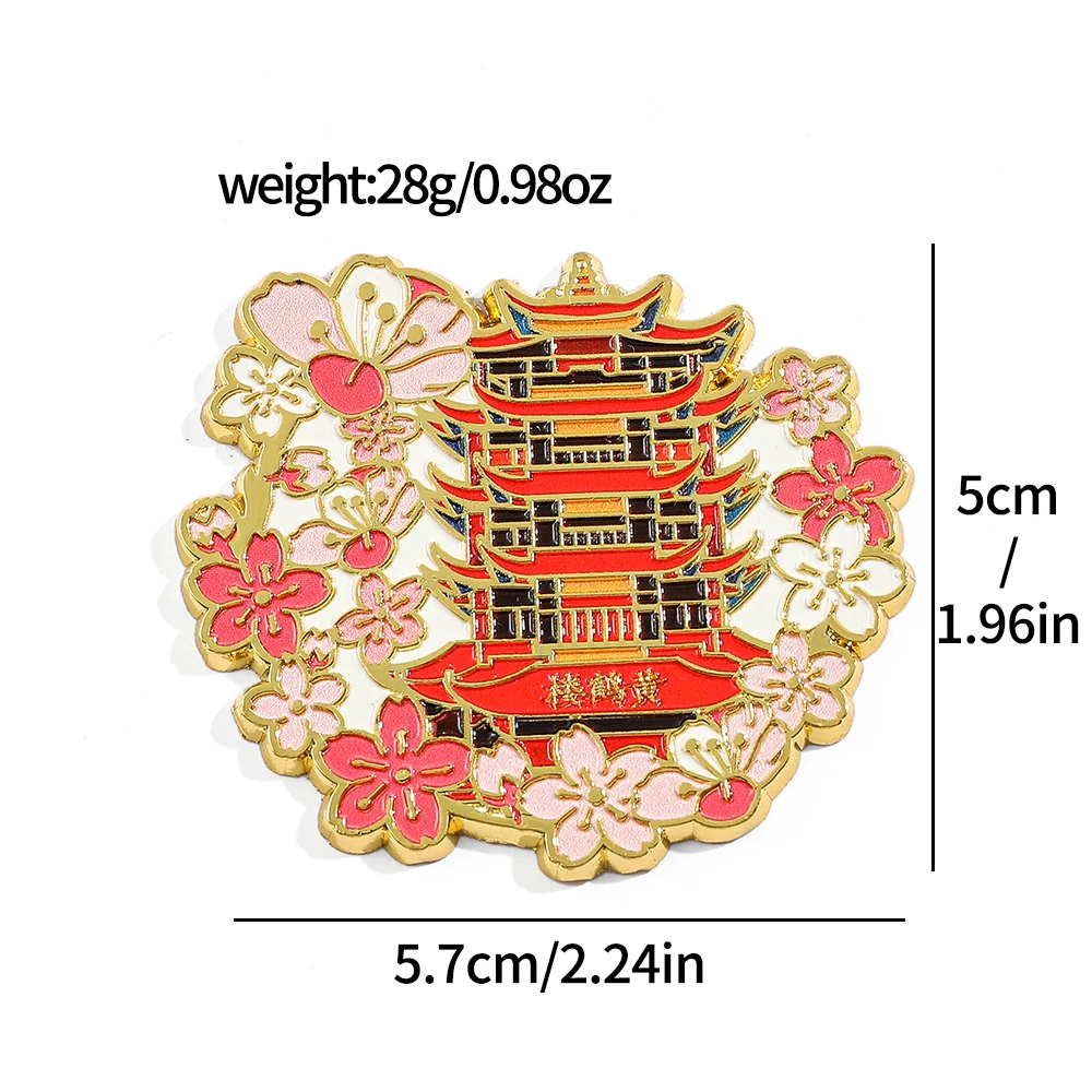 Chinese tourist attractions stainless steel pendant bookmarks, reading page annotations bookmarks, students using classic text