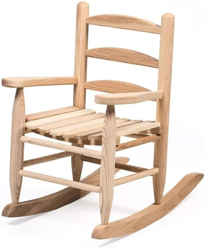 Handcrafted Eli & Mattie Amish Made Children's Size Wooden Rocking Chair