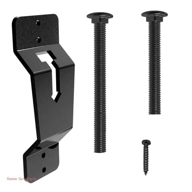 Wall Mounted Spare Tire Carrying Wheel Brackets for Utility & Enclosed Trailers