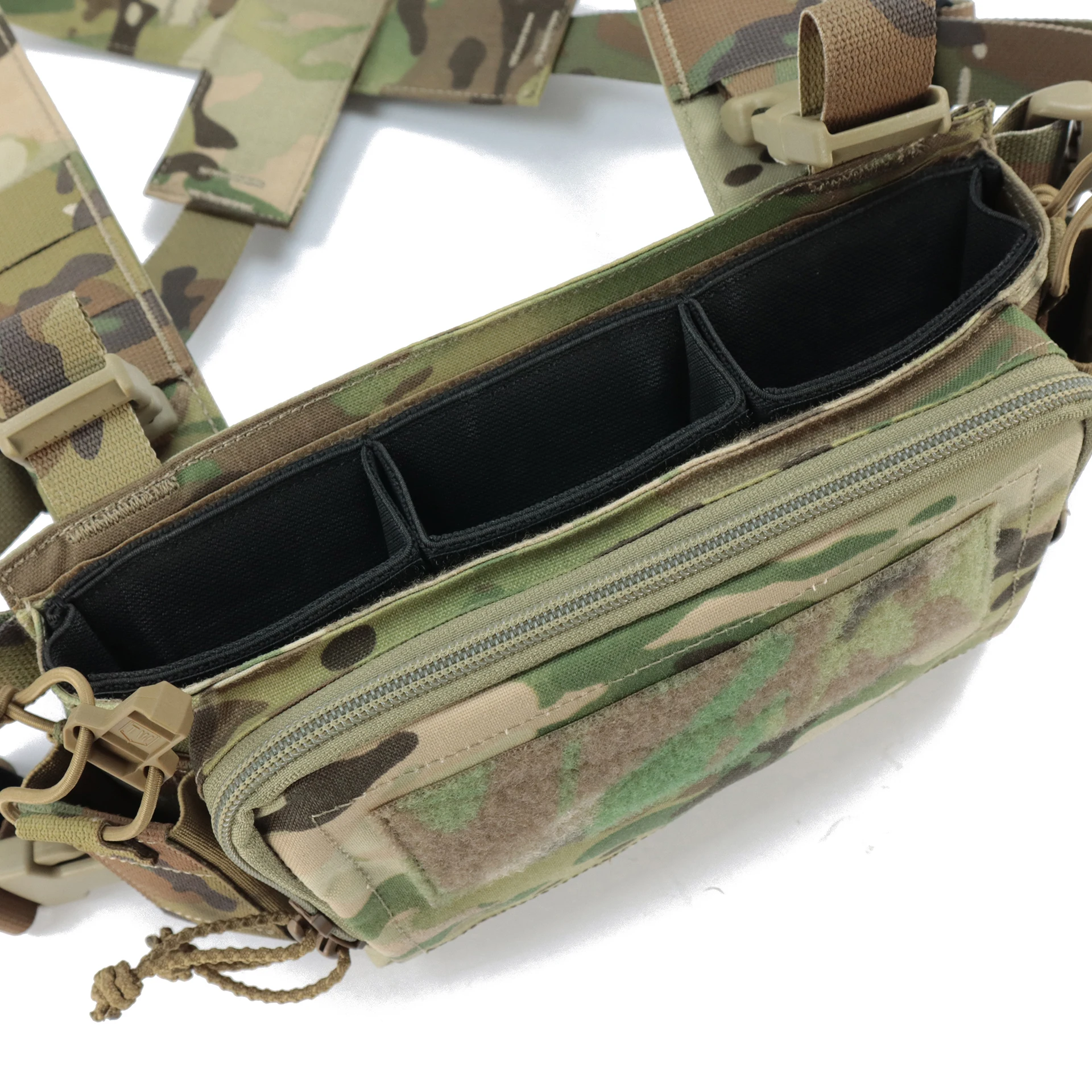 Imagem -02 - Equipamento de Peito Airsoft Tático Airsoft m4 ar Camo x Strap Milsim Wargame Airsoft Afg-cr009 D3crm