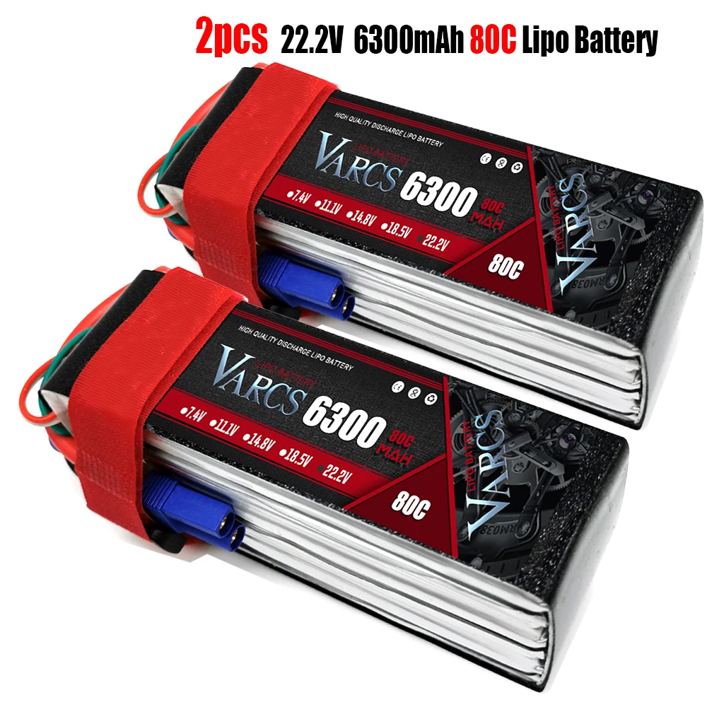 

Литий-полимерные аккумуляторы VARCS 7,4 V 11,1 V 15,2 V 14,8 V 2S 3S 4S 6S 22,2 Mah 5200Mah 6300mAh 6500mAh 6200mAh 6750mAh 8000mAh 7000Mah для автомобиля