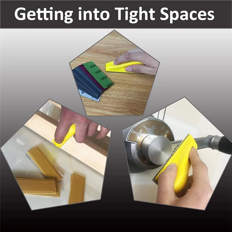 

AT43-71 шт. 3,5 "X 1" мини-наждачная бумага различной зернистости 400/600/800/1000/1500/2000/3000 с крючком и шлифовальным блоком для полировки