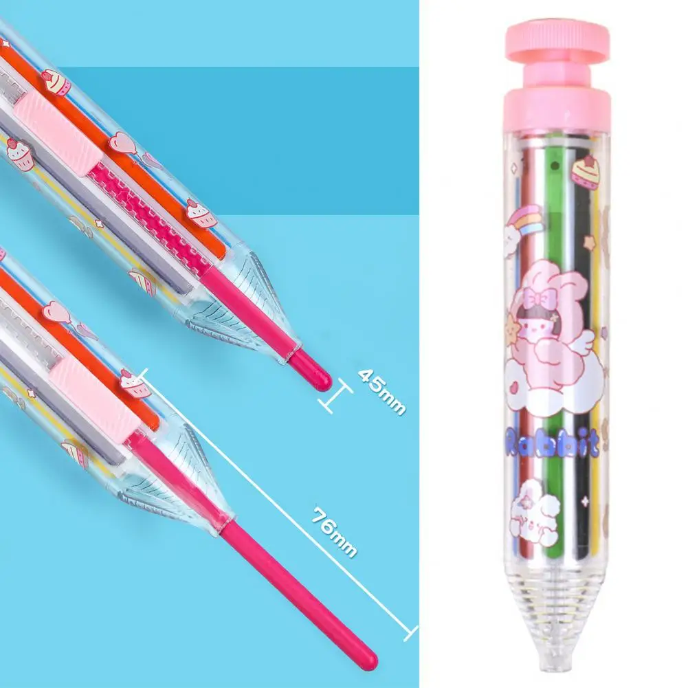 Вращающиеся разноцветные карандаши, карандаши, цветные детские разноцветные карандаши 8 в 1, творческие и негрязные карандаши