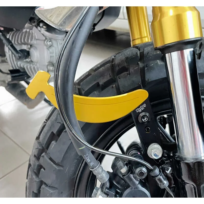  Monkey 125 Modification Throttle Cable Guard Brake Oil Line Protection Dirt Resistant Banana Accessories Aluminum Alloy view 3