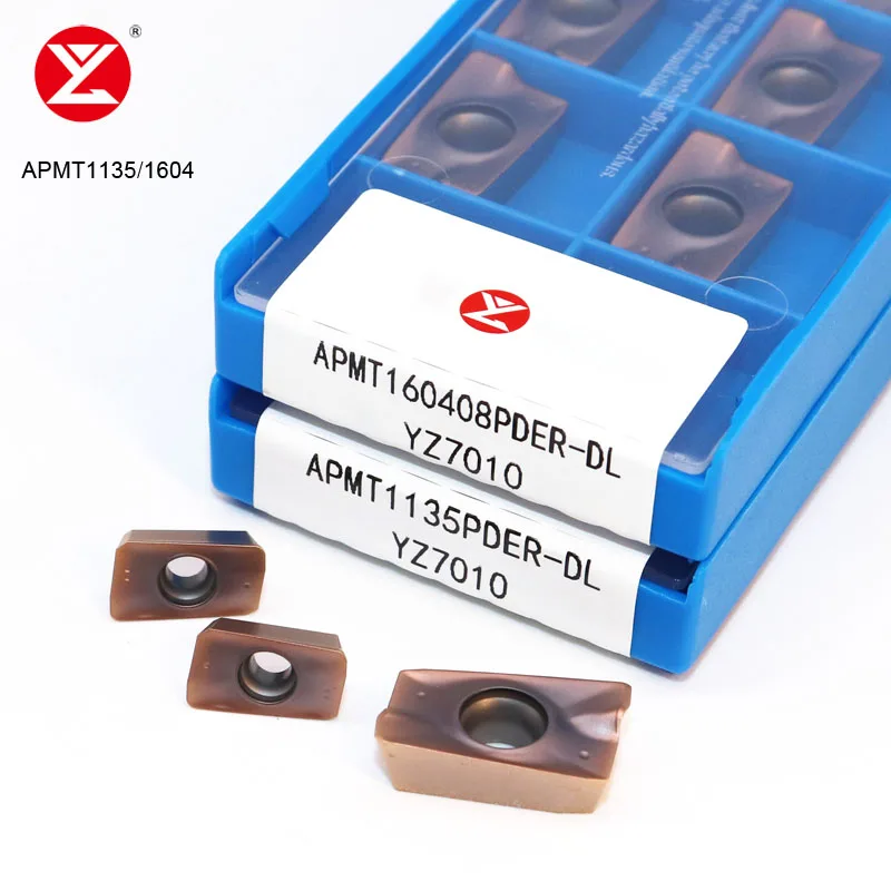 

APMT1135PDER APMT1604 M2 H2 Milling Inserts Carbide Blades Lathe Mill Cutter Tool for Stainless Steel Cast iron Aluminum Alloys