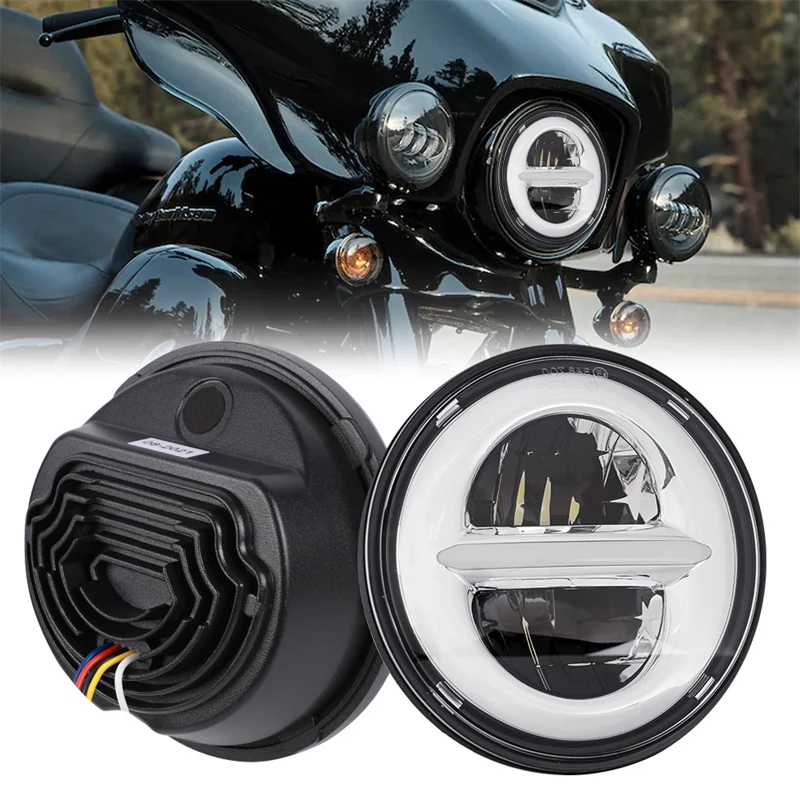 

Newest 5.75 Inch Motorcycle LED Headlight For Harley Sportster 1200 XL1200L Custom XL1200C 883 XL883 XL883R 48 3/4" Led Headlamp