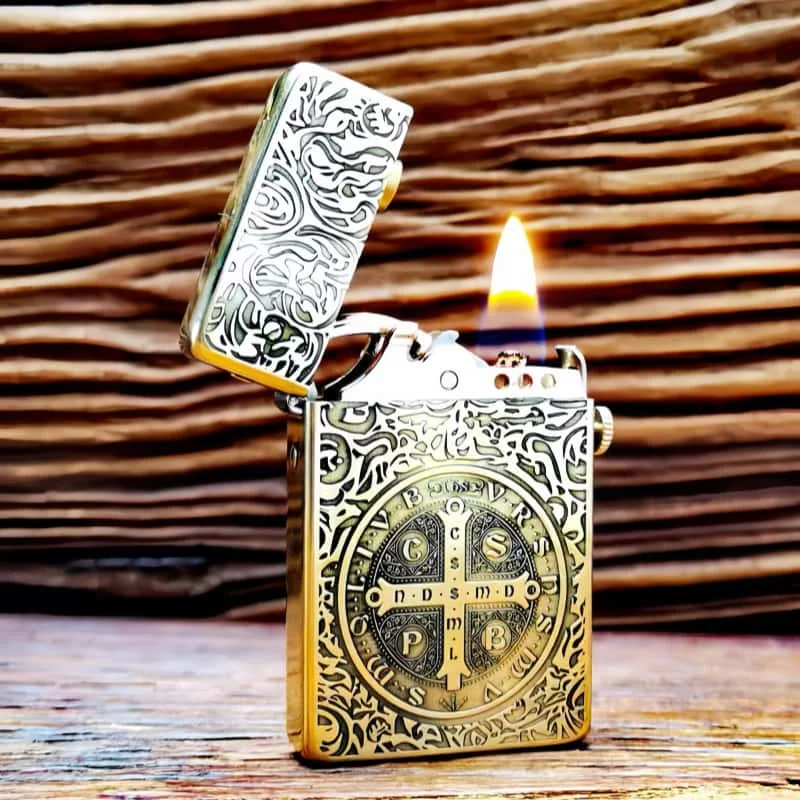 ZORRO 779 Torrance One Click Launch Fuel Lighter, Creative Carving Windproof Lighter, Cigarette Accessories, Men's Gift