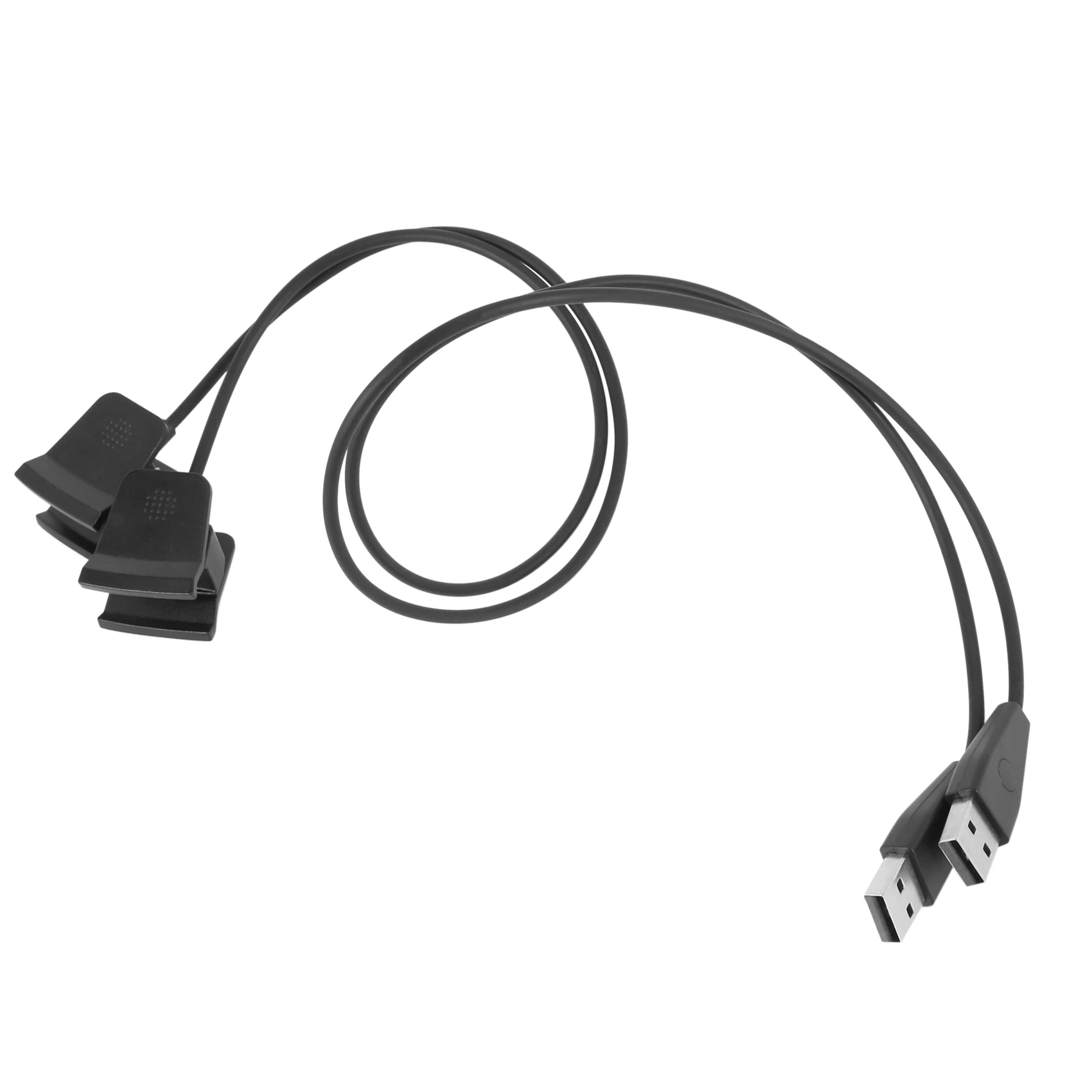 

N36R_TM Charging Cable for Fitbit Alta HR Fitness Smart Watch (2-Pack(Black))