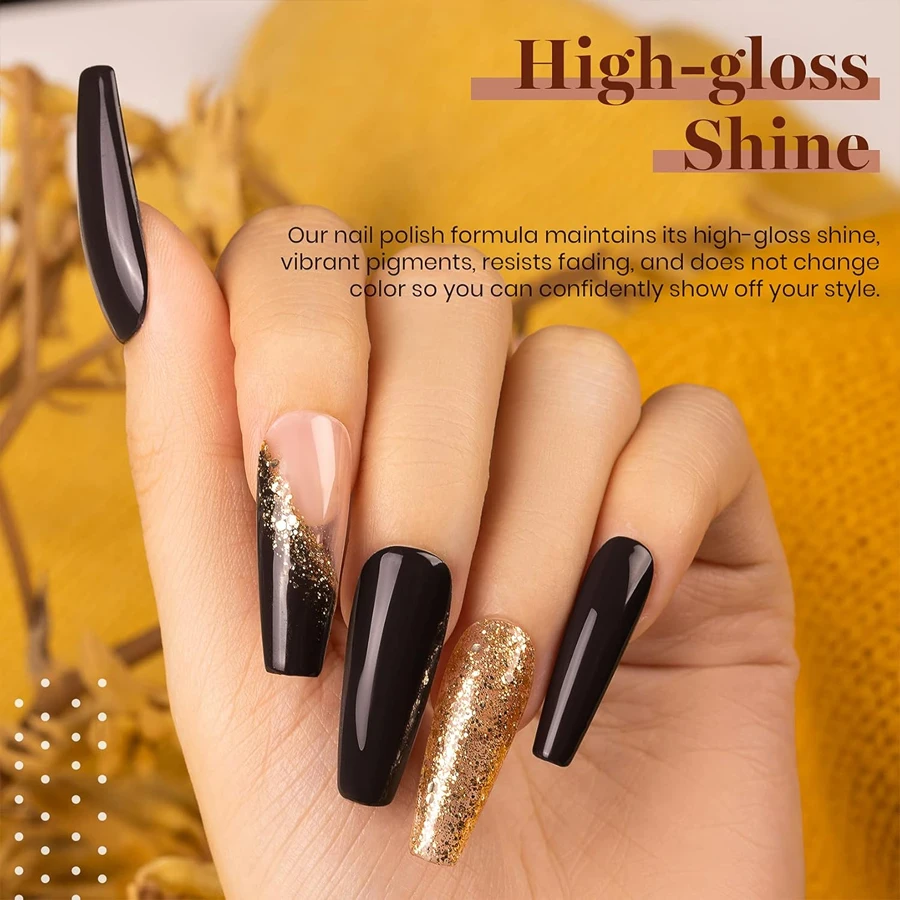 10ml Popular Brown Color Nail Polish UV LED Soak Off Gel Nail Polish For Nail Art DIY Salon Home Holiday Gift For Winter