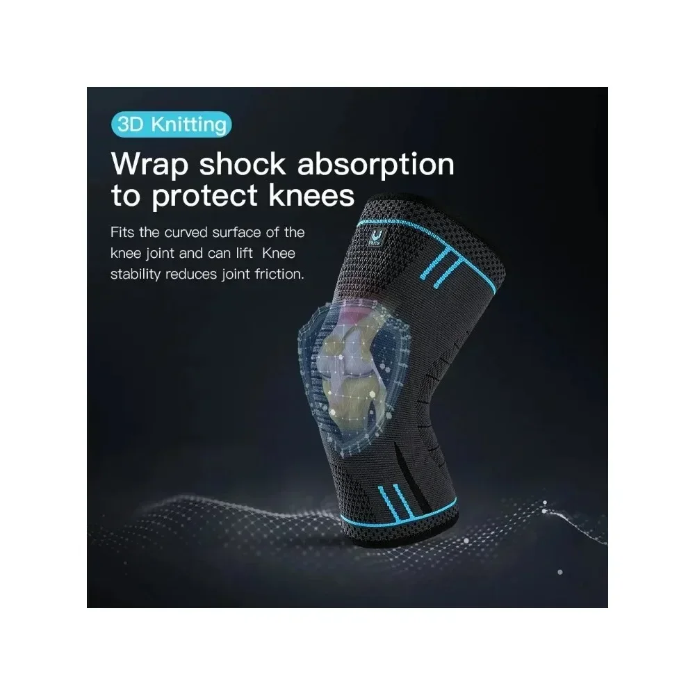 1 PCS Spring Supported Knee Pads For Fitness Basketball Volleyball Running and Sports Suitable For Multiple Scenarios image 4