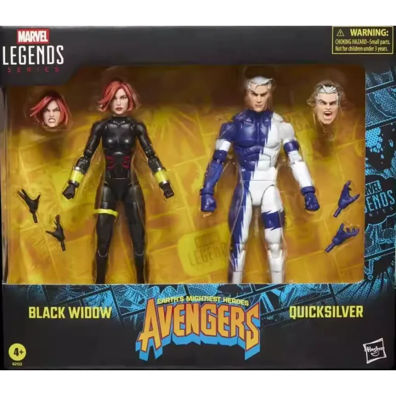 

Pre-sale New Hasbro Marvel Legends Black Widow Quicksilver Avengers 6-inch Figures Collection