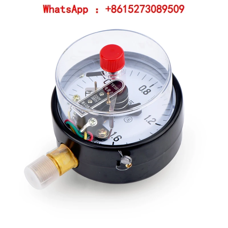 YX/YXC100 magnetic assisted electric contact pressure gauge 220V vacuum electric contact pressure gauge controller