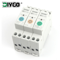 Tuya Smart WIFI Circuit Breaker Switch Energy Meter Voice Remote Control Timer Relay Voltage Current Protection 1-63A Adjustable