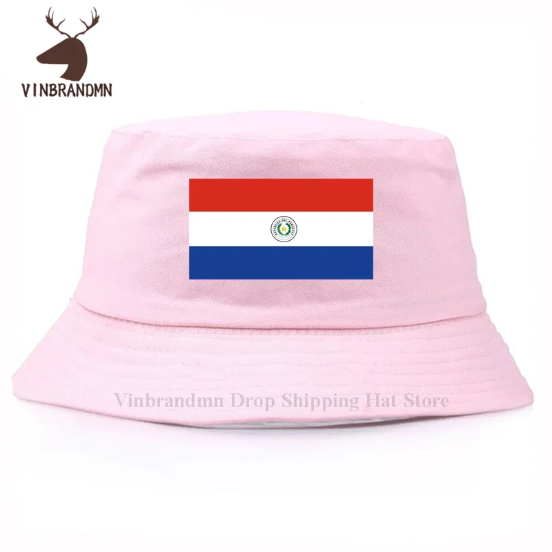 Fashion Outdoor summer fishing sun hats 2022 Paraguay PRY Paraguayan Mestizo bucket hat hot sale hip hop baseball caps nation 02