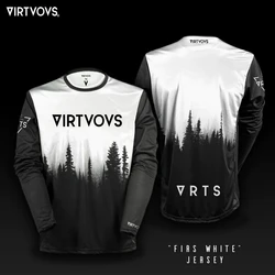 Virtuous Vrts Enduro MTB Cycling Sleeve Cycling Jersey Downhill Shirt Camiseta Motocross T-shirt Mx Mountain Bike Clothing Mtb