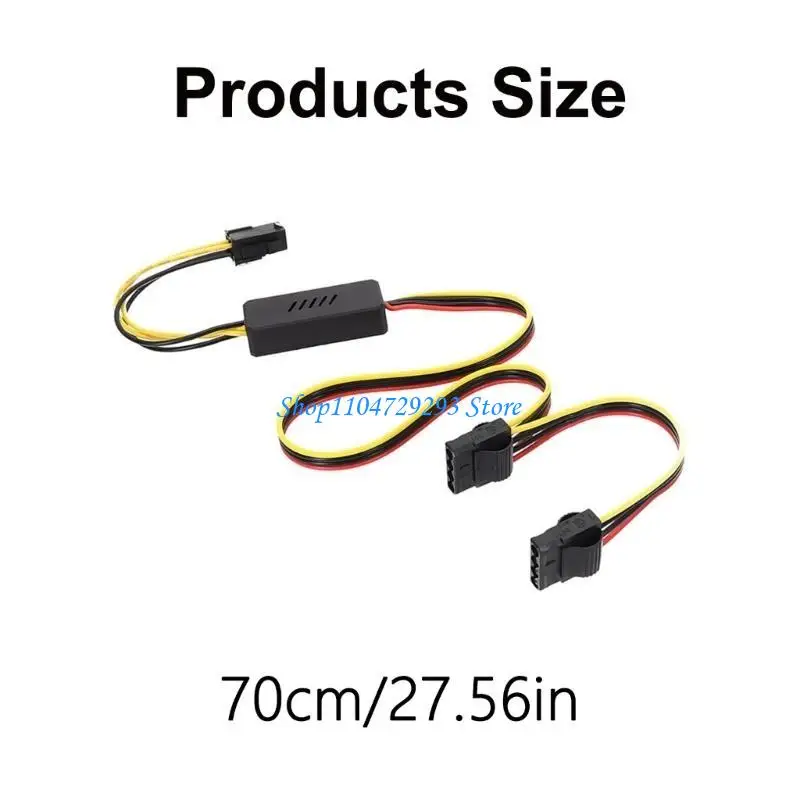 CPU CPU 4PIN Y2GD a 4PIN Cable adaptador alimentación Molex para conexión dividida HDD