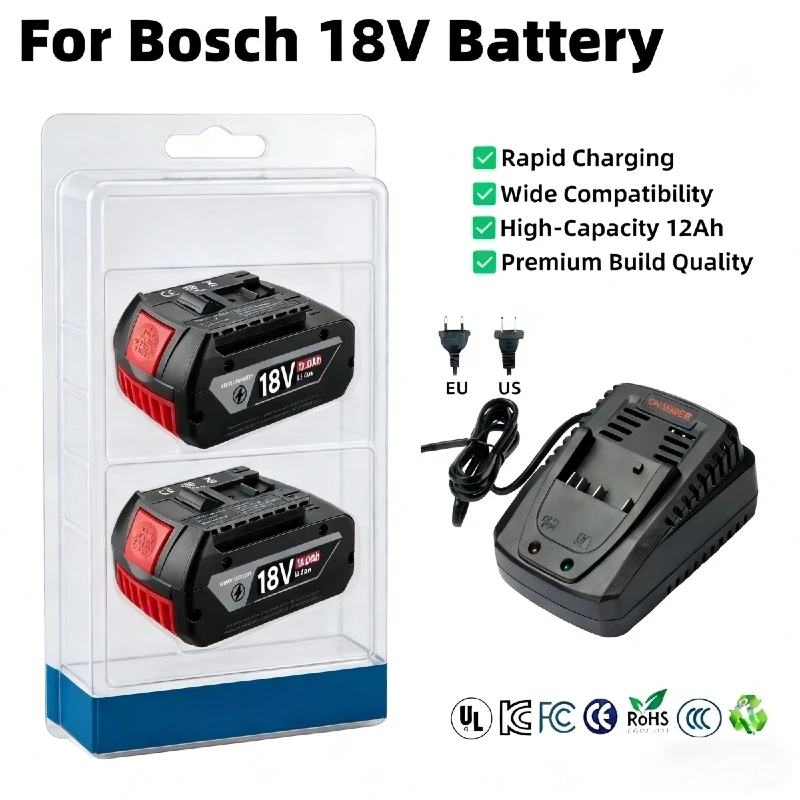 

Original viedakes for Bosch 18V Battery Rechargeable Battery forBosch Battery 18V 12.0Ah Existing Tool Rechargeable Battery