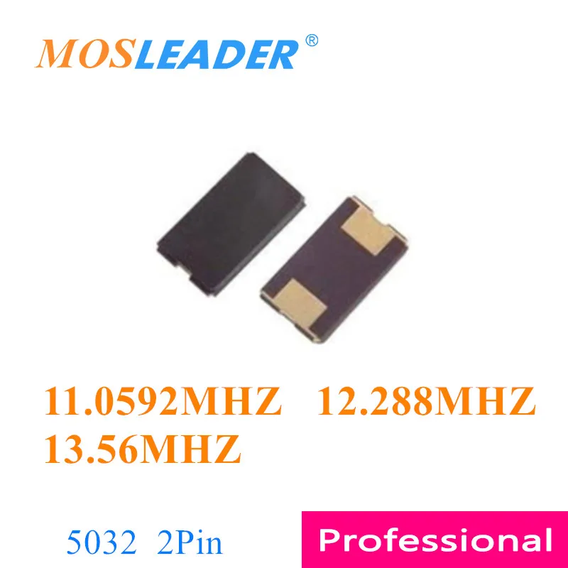 Mosleader 1000PCS 2P 5032 11.0592MHZ 12.288MHZ 13.56MHZ 5*3.2mm 11.0592M 12.288M 13.56M Passive crystal oscillator SMD Crystal