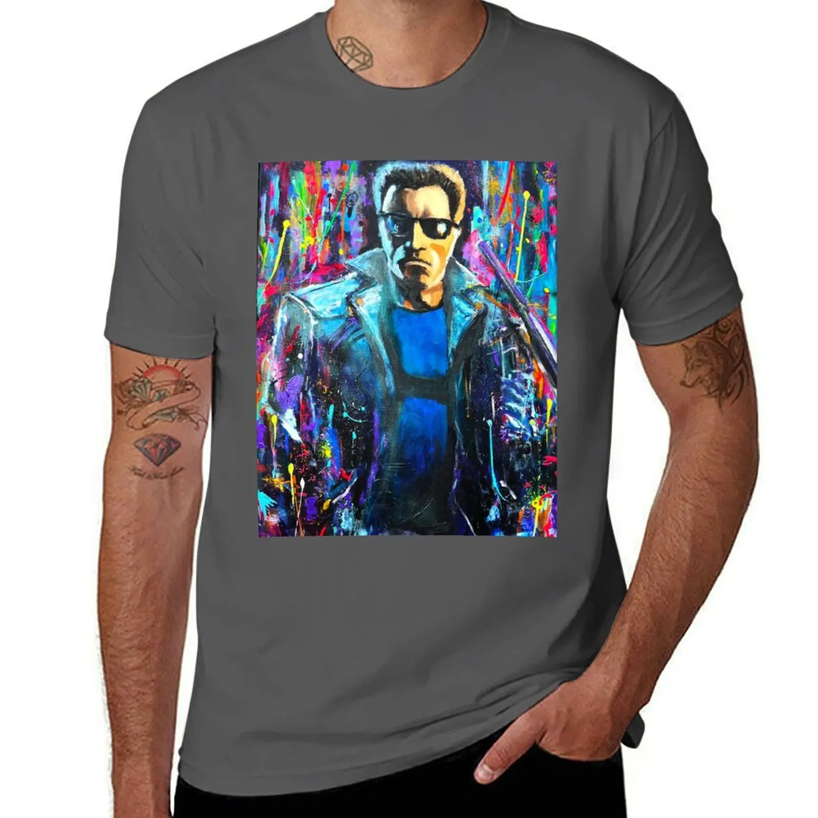 

Terminator Popart T-Shirt t shirt personalised man t shirts for men casual T-Shirt