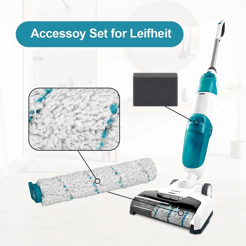 Substituição Roller Brush para Leifit Aspirador, Filtros De Esponja, Acessórios, LH11914, LH11922, LH11923