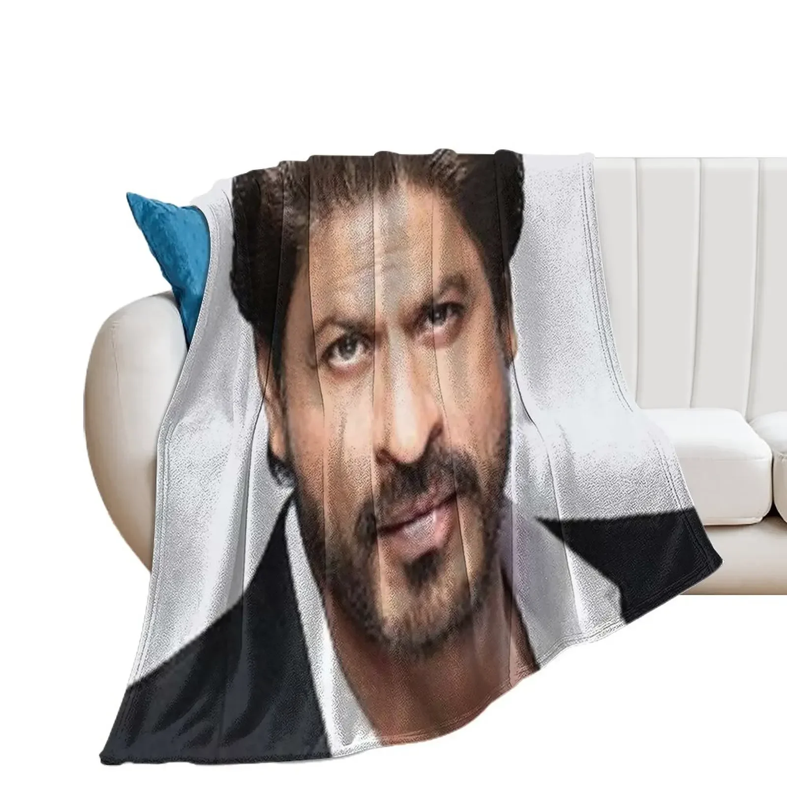 

shahrukh khan Throw Blanket Polar Decorative Beds Weighted Blankets