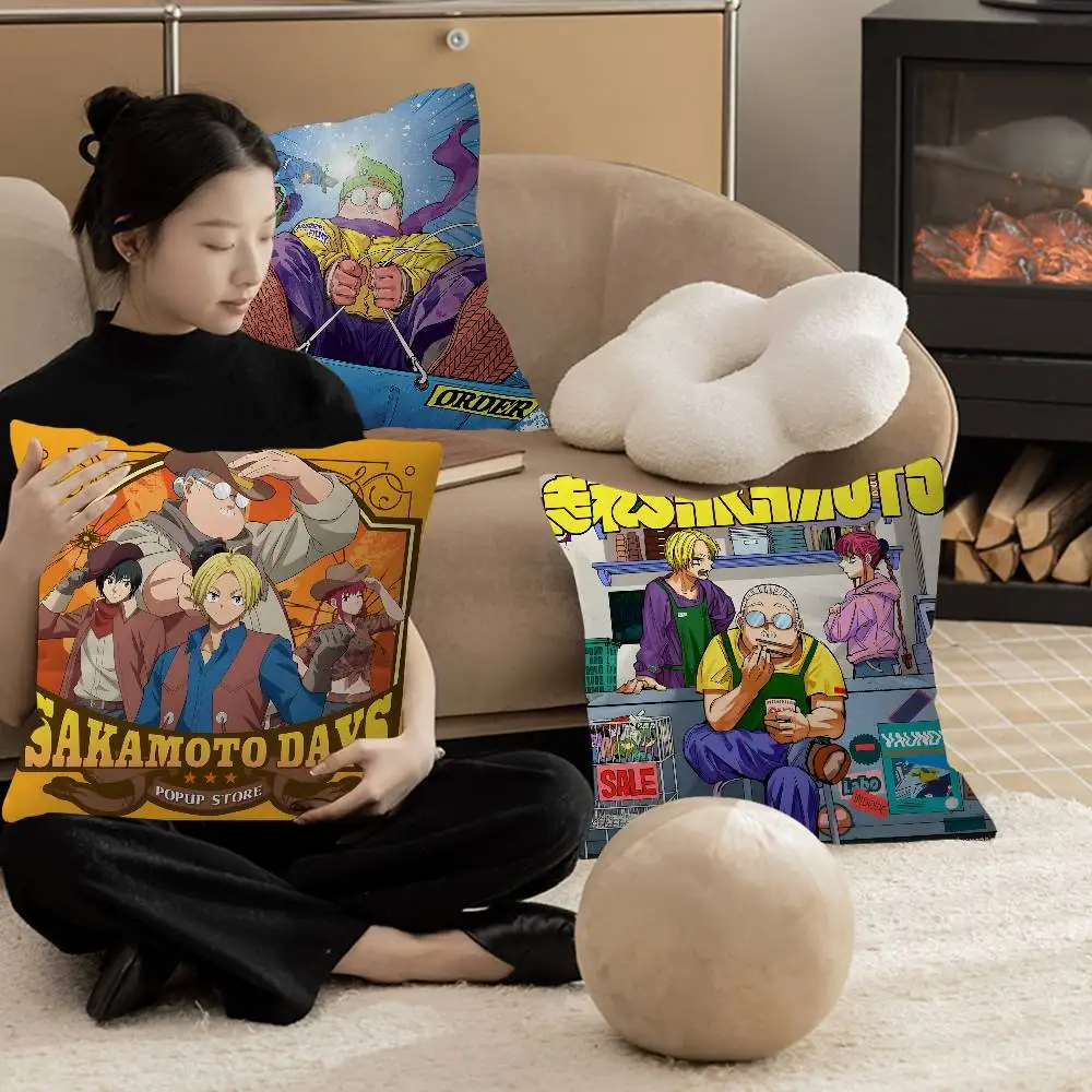 

Anime Japanese S-sakamoto D-days pillow cover sofa cushion cover home room decoration children gift