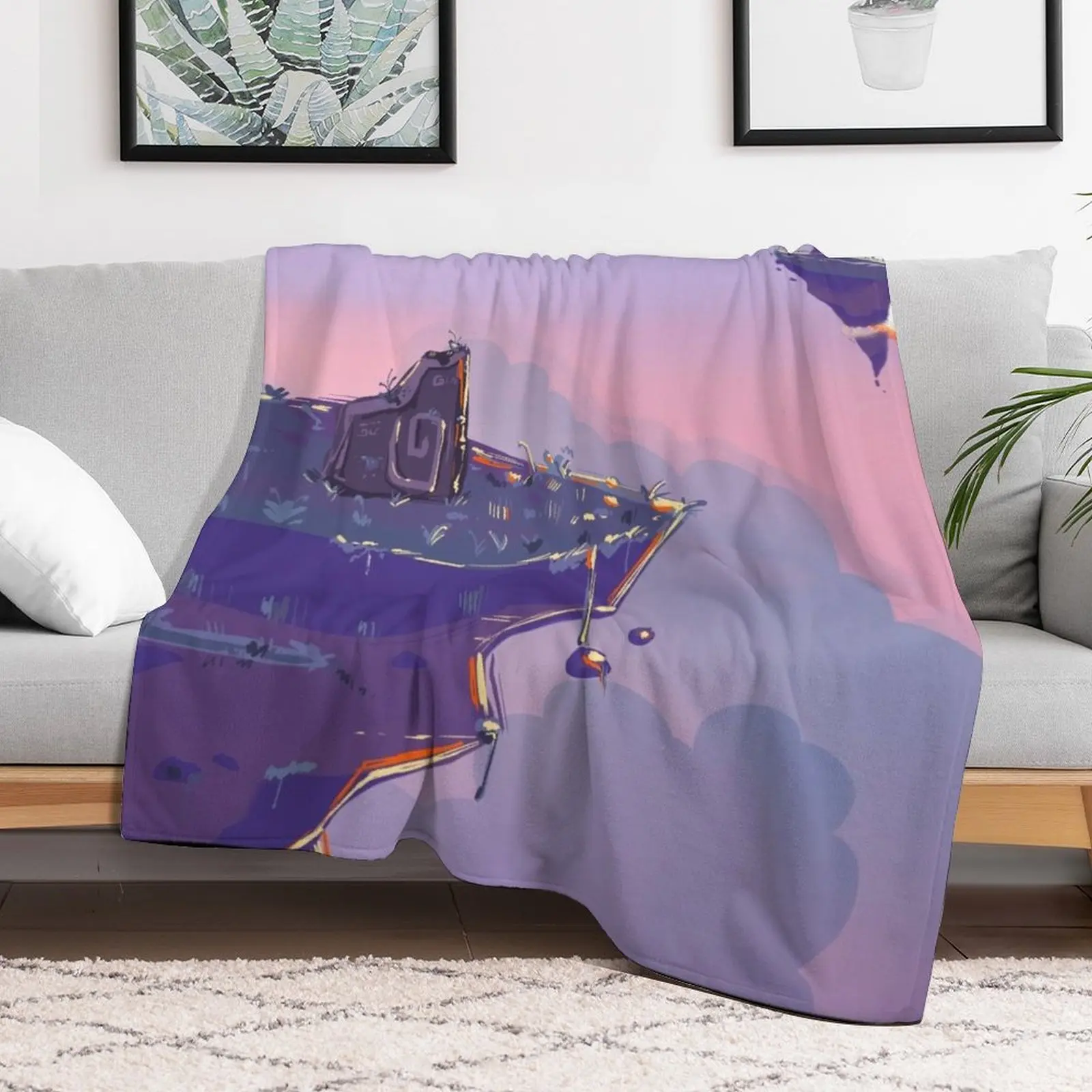 Alarik the Elven Hero - Throw Blanket Multi-Purpose For Decorative Sofa Bed Fashionable Soft Big Blankets