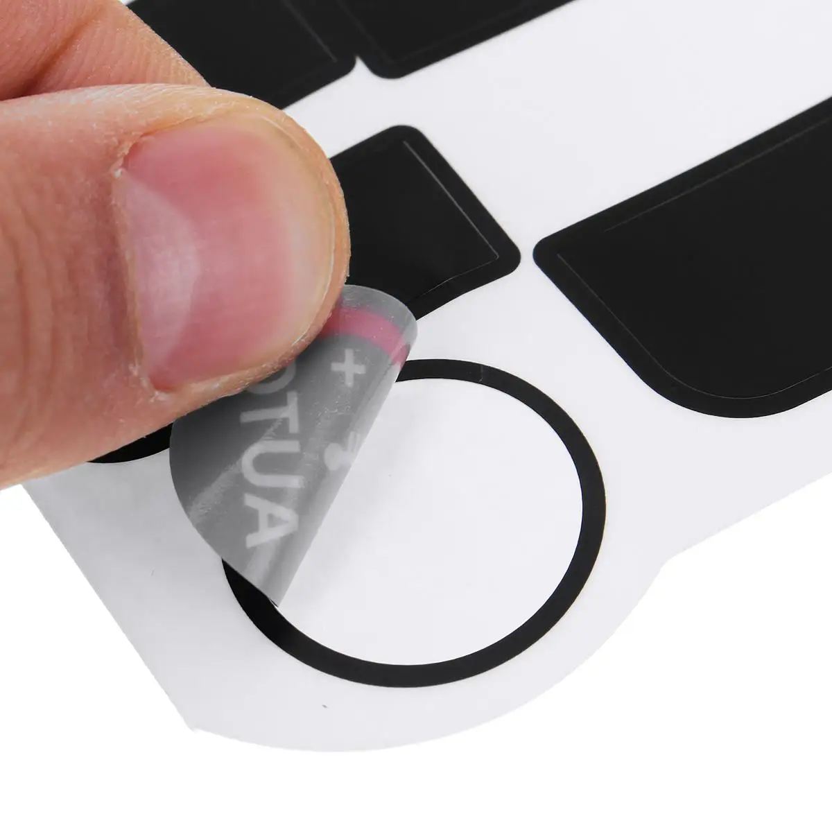 A Set Silver/Black Car Air Condition AC Climate Control Button Repair Sticker Decal For Ford S-Max/ For Mondeo Fix Ugly Button