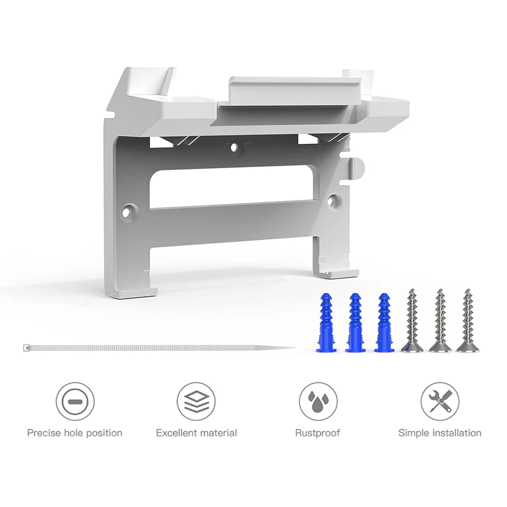 For Starlink Gen 3 Router Mount 2 in 1 Power Supply Brackets Holder Wall Holder Router Bracket for Router and Power Supply