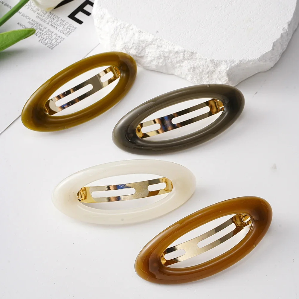 الكورية كبيرة الربيع مشبك شعر مقاطع النساء المعادن هلام ذيل حصان حامل دبوس الشعر المشابك موضة بنات إكسسوارات الشعر Hairgrip