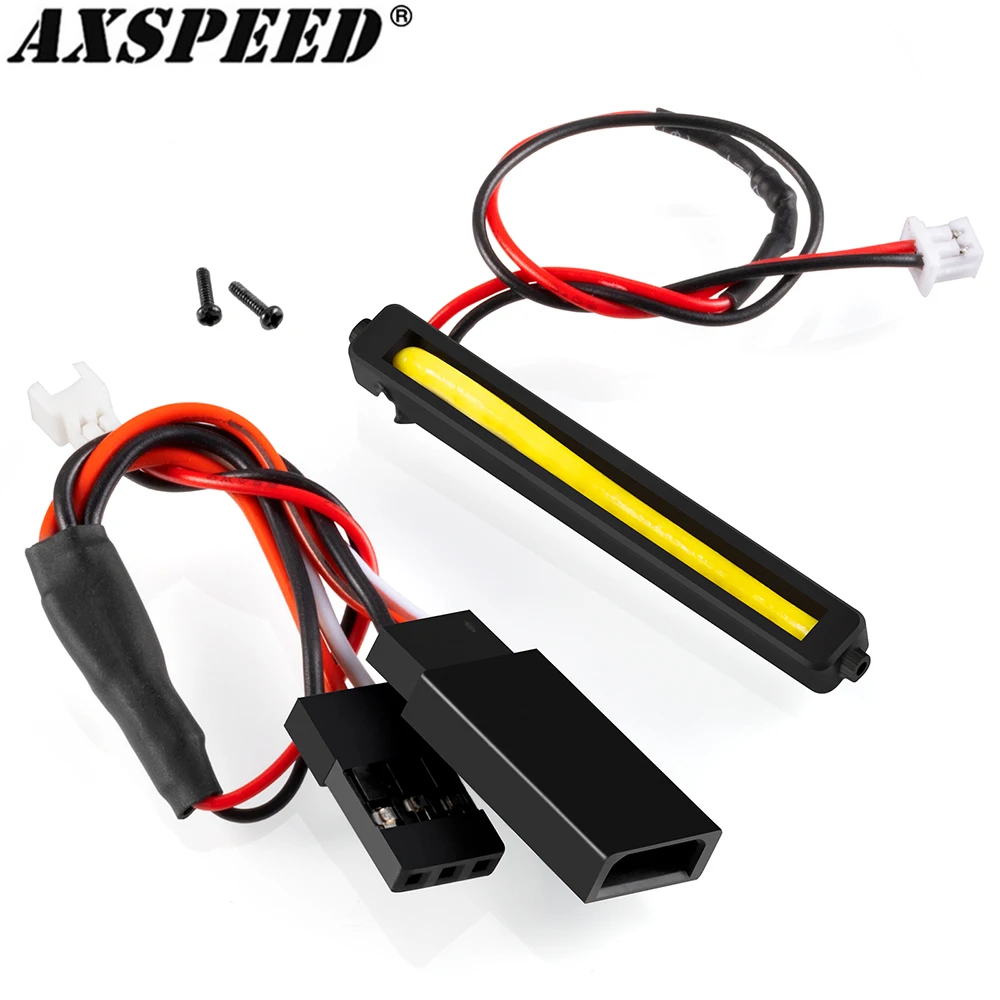 AXSPEED RC Car Roof Light LED Strip Lights Bar Spotlight for 1/30 Axial SCX30 Jeep Wrangler JLU Upgrade Parts