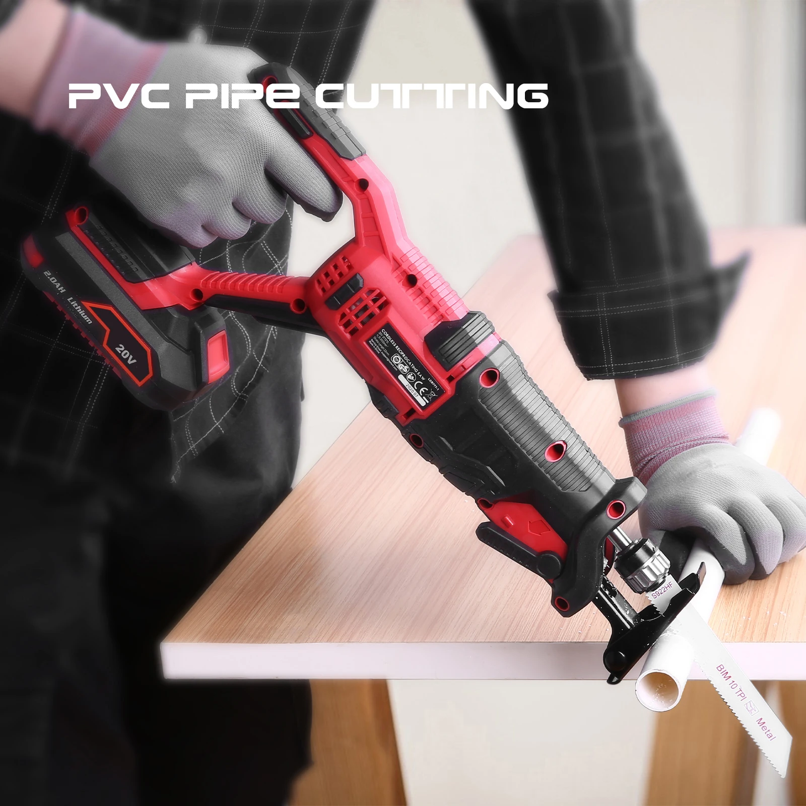 20V Cordless Reciprocating Saw Kit