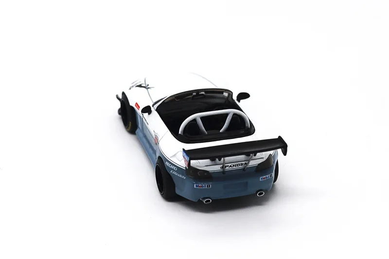 POP RACE 1:64 S2000 PANDEM WHITE NEW TOOLING Die-Cast Car Model Miniature Gifts