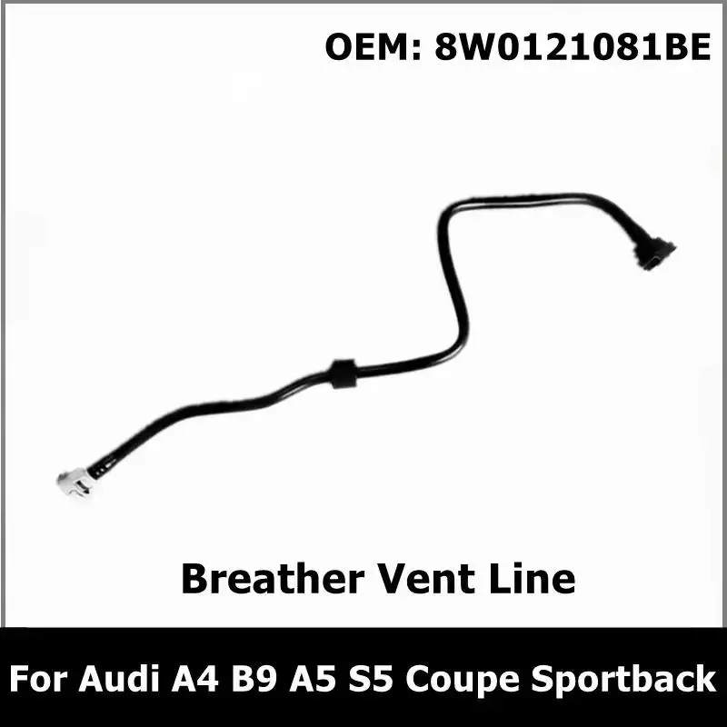 For Audi A4 B9 A5 S5 Coupe Sportback 1.4 Petrol Engine 8W0121081BE Coolant Vent Hose Breather Line Radiator Pipe 8W0 121 081 BE