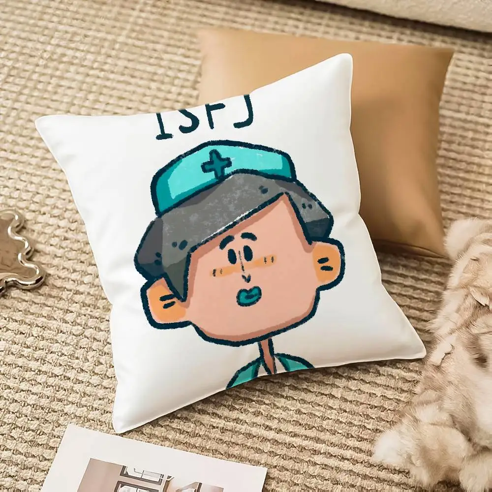 غطاء وسادة MBTI FISHION مضاد للغبار وسحاب غير مرئي لسرير الأريكة #3
