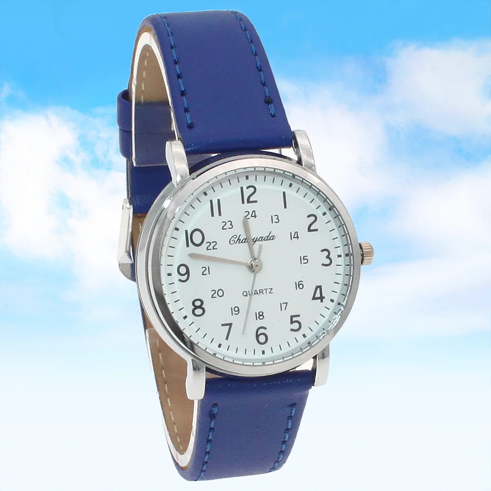 Women Leather Watch Analog Stainless Steel Quartz Wrist Watches Women Watches