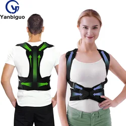 Posture Corrector for Men and Women,Adjustable Posture Brace for Back,Shoulders,Hunchback Scoliosis Correction