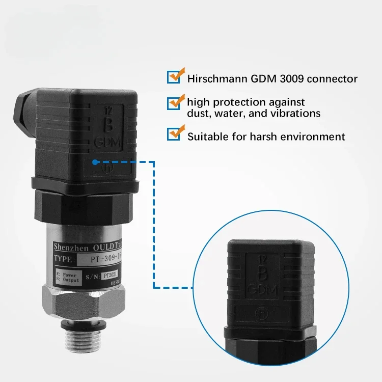 PT-300 4-20ma Air Pressure Transmitter pressure Sensor pressure transducer manufacturers