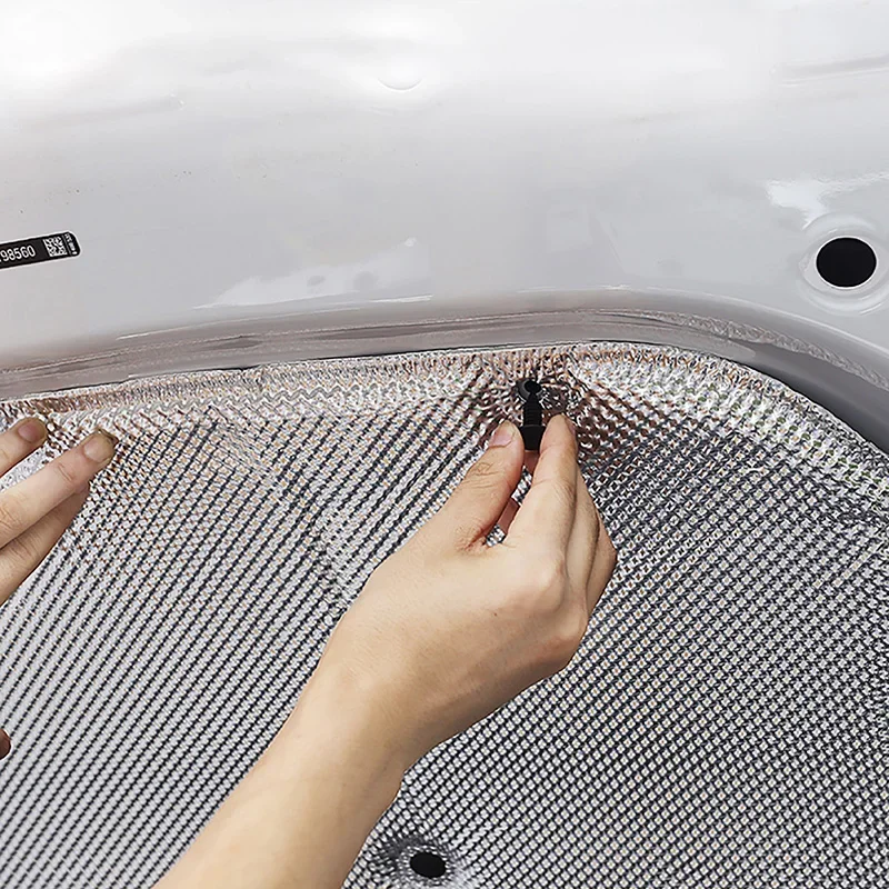 Front Engine Soundproof Hood Cover With Buckle For BMW X3 G01 X4 G02 2018-2020 Car Accessories Sound Insulation Cotton