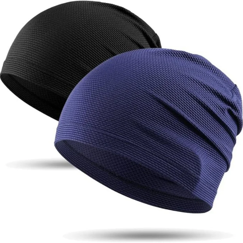 Schnell Trocknende Atmungsaktive Stretch-Beanie-Mütze Unisex Sport-Laufmütze Fahrrad-Unterhelm-Kappe Schweißabsorbierende Mütze – Detail 18