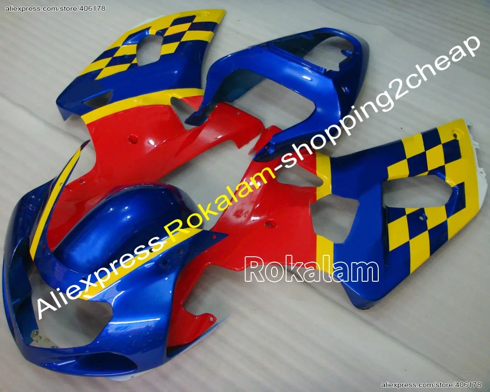 GSXR600 750 01-03 Motofairing For Suzuki GSX-R600/R750 2001-2003 Multi Color Race Fairing Kits (Injection Molding)