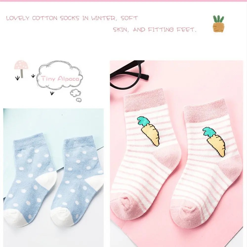 New 1-3-6 Years Old Cute Cotton Boys and Girls  Newborn  Socks Short Socks