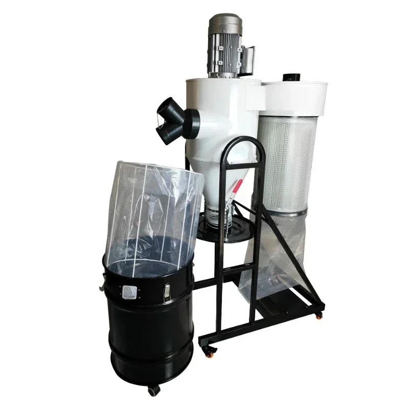 2HP-10HP Industrial Dust Collector Woodworking Metal Powder Vacuum Cleaner Filter Cyclone Separator Dust Collector