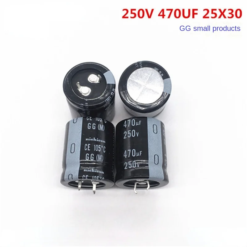 1PCS 250V470UF 25X30 Nikon aluminum electrolytic capacitor 470UF 250V 25 * 30 GG 105 degrees