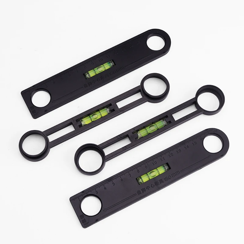 Bent foot level ruler shower bent foot level instrument bath shower mixing valve faucet curved angle installation maintenance me